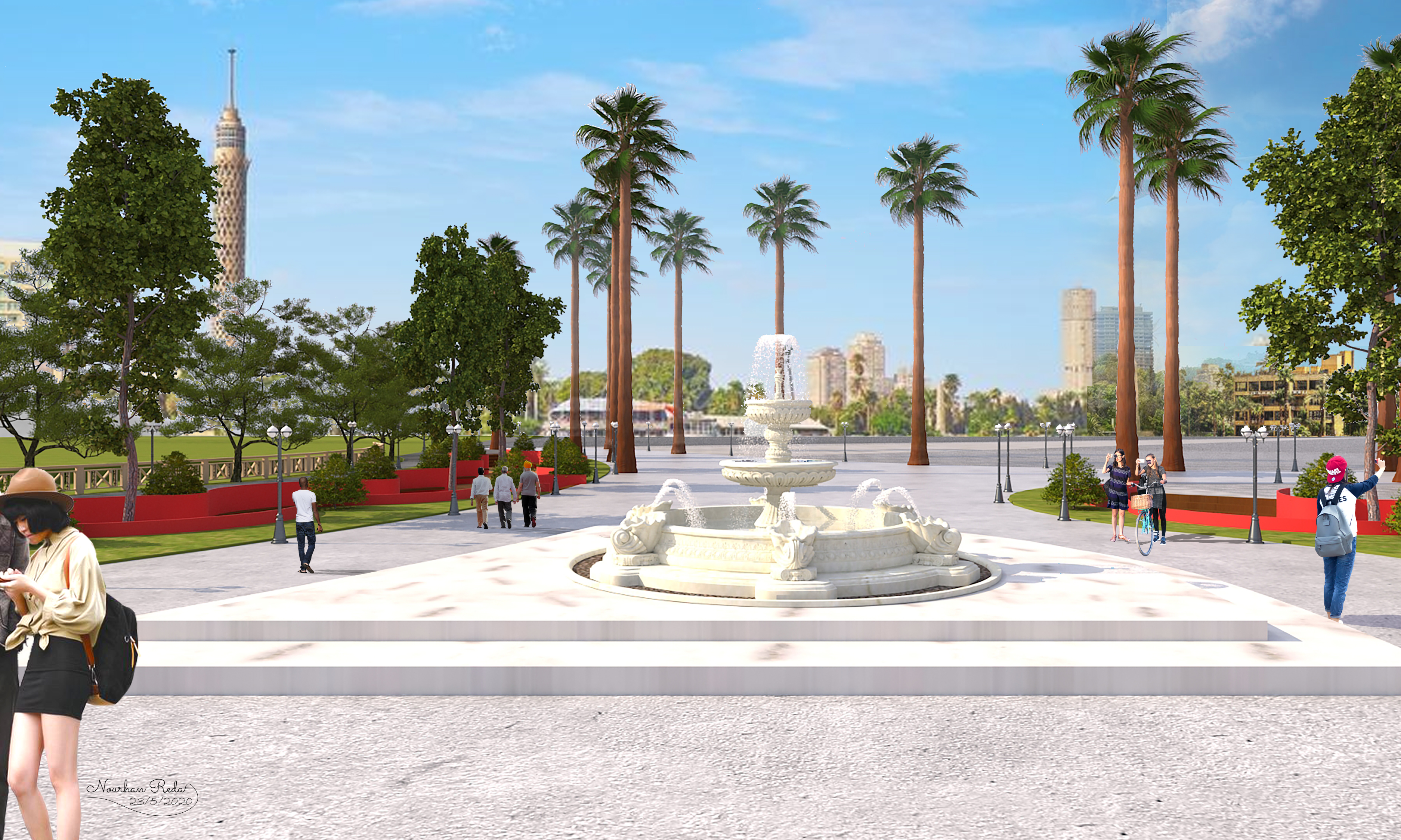 Seating Area - El Hezb El Watany land, Tahrir-1