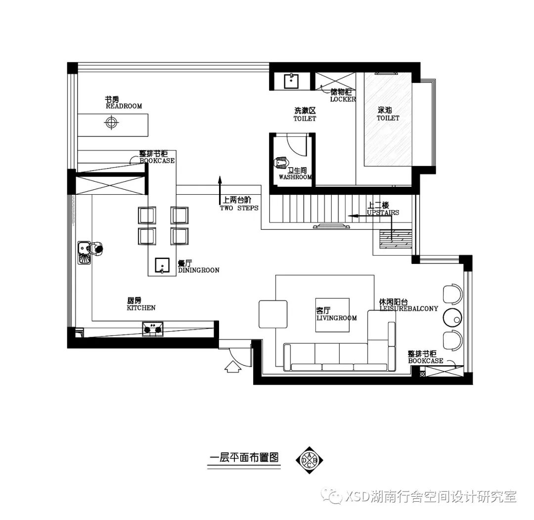 《融合》——现代简约挑空复式，自然生活与工作的完美结合-8