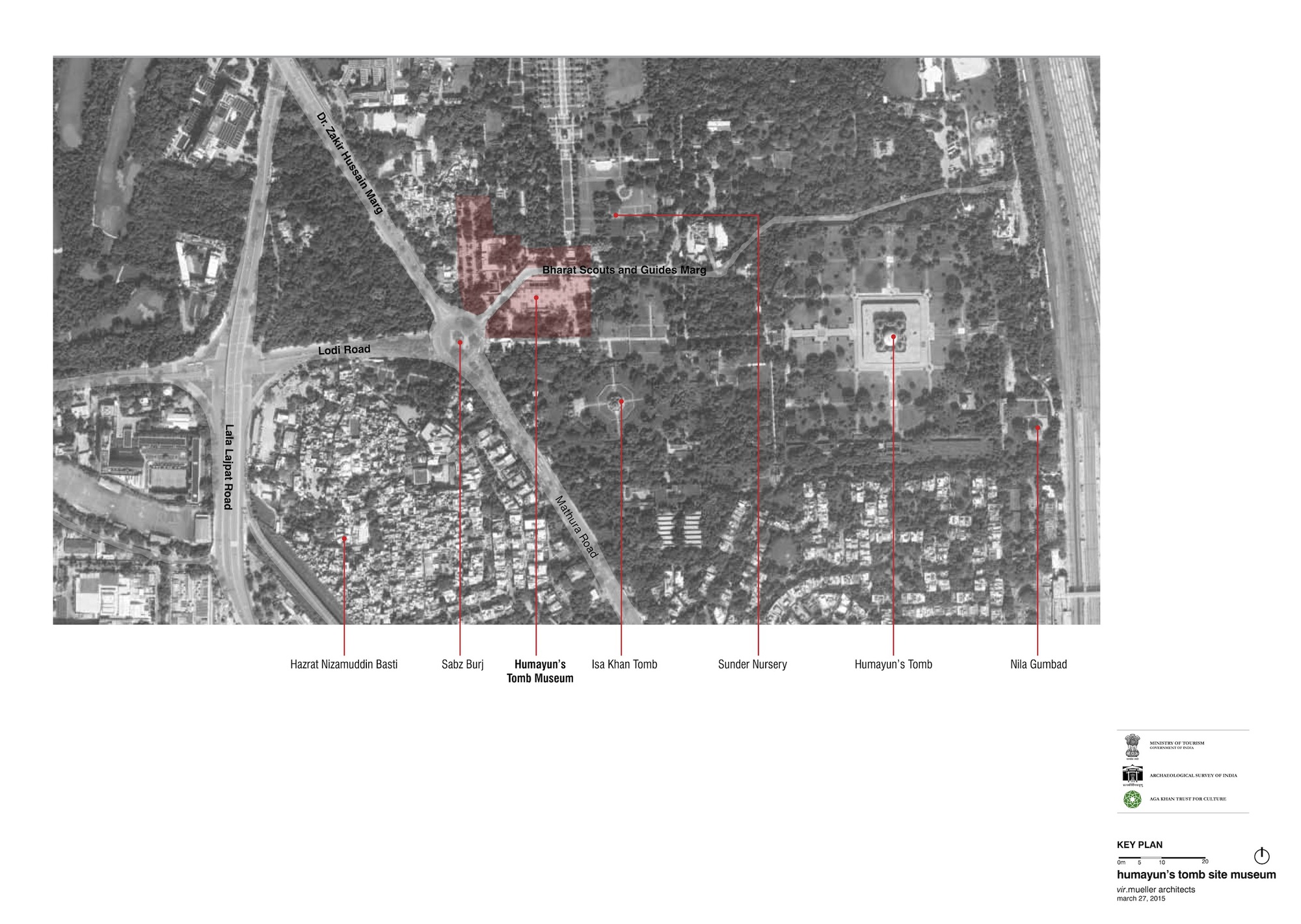 胡马雍陵遗址博物馆丨印度新德里丨Vir.Mueller Architects-48