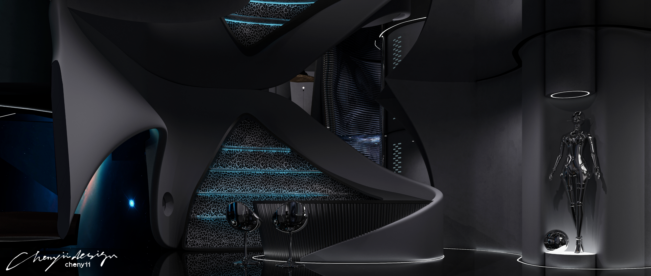 新作 丨 忱意设计：前卫大胆的科技装饰，打造moorgen智能展厅-15