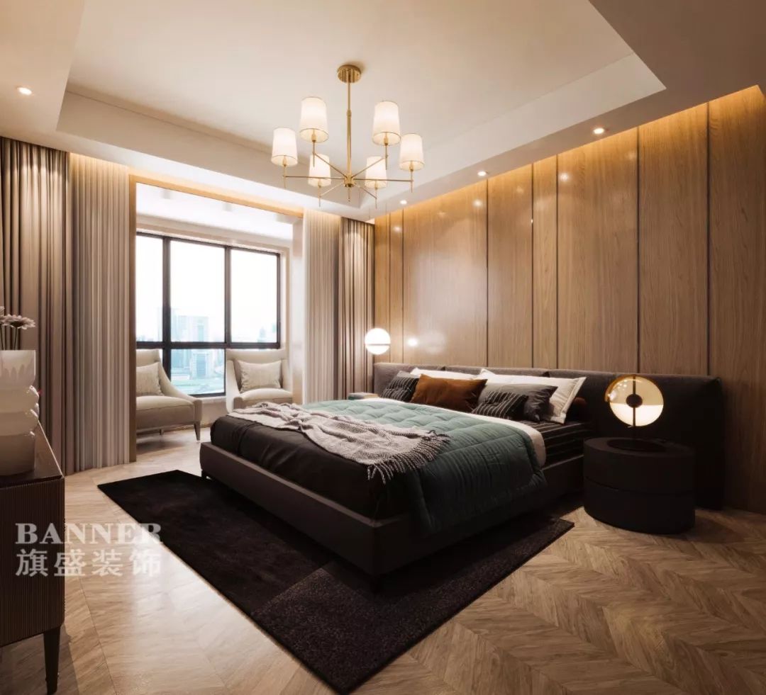 年轻小爸爸的 142㎡现代简约美式之家-34