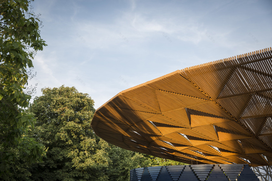 蛇形展厅2017,伦敦 / Kéré Architecture-56