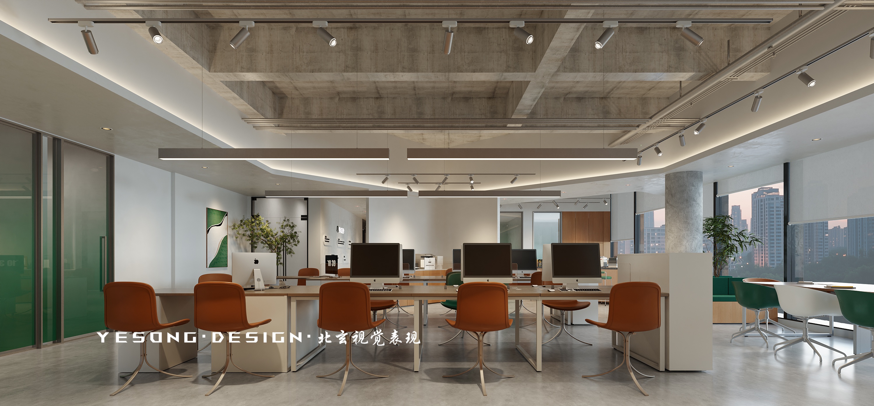 办公室设计丨以自然吸引感官-9