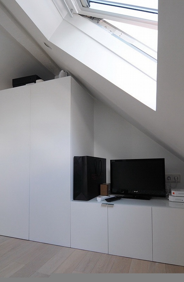 ㎡全功能顶层阁楼设计-8