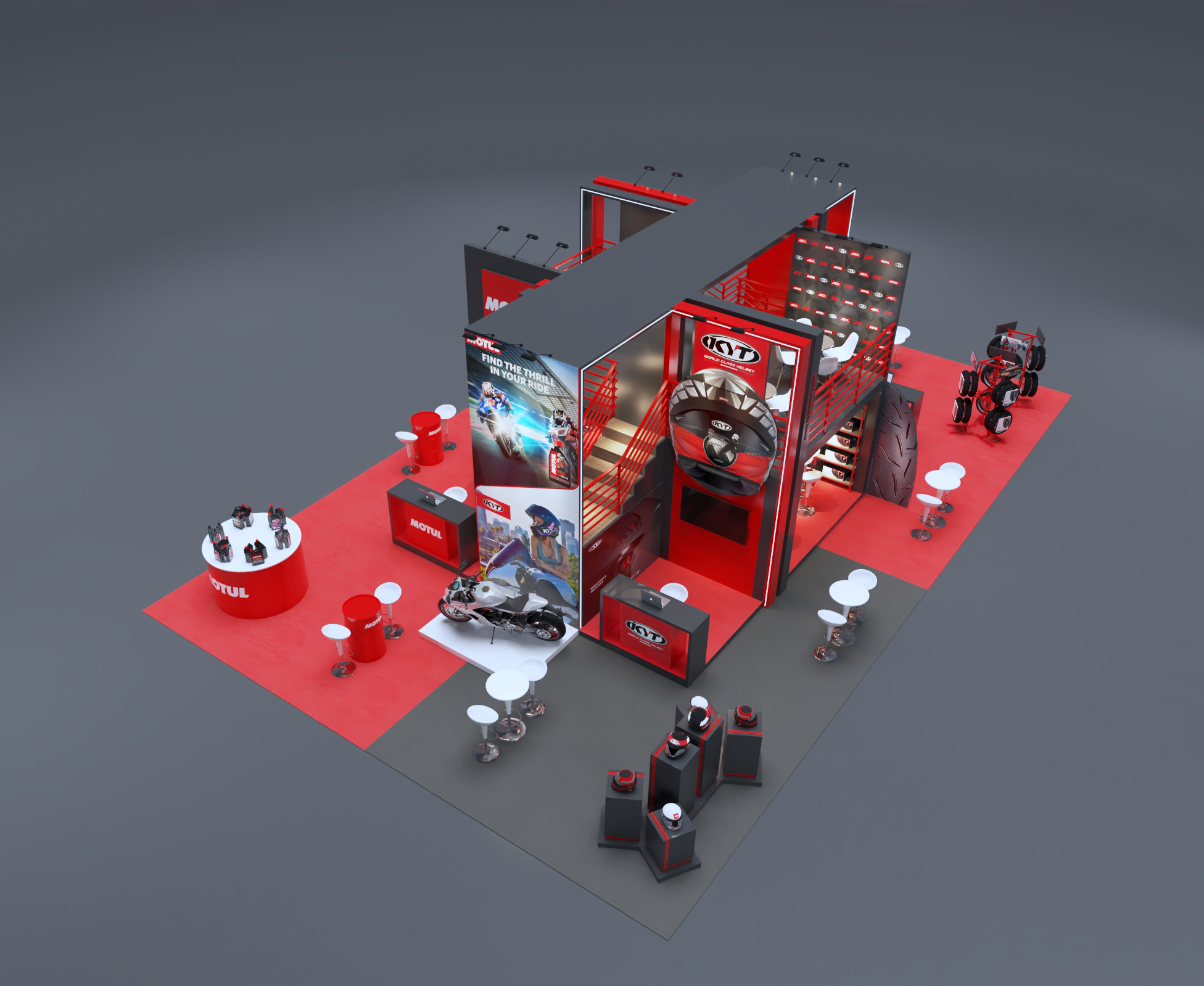 MOTUL @ Inside Racing 2023 - Exhibition Booth Design-0