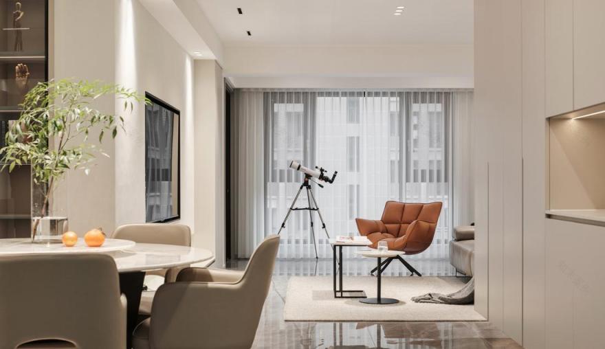 150㎡极简大平层设计-16