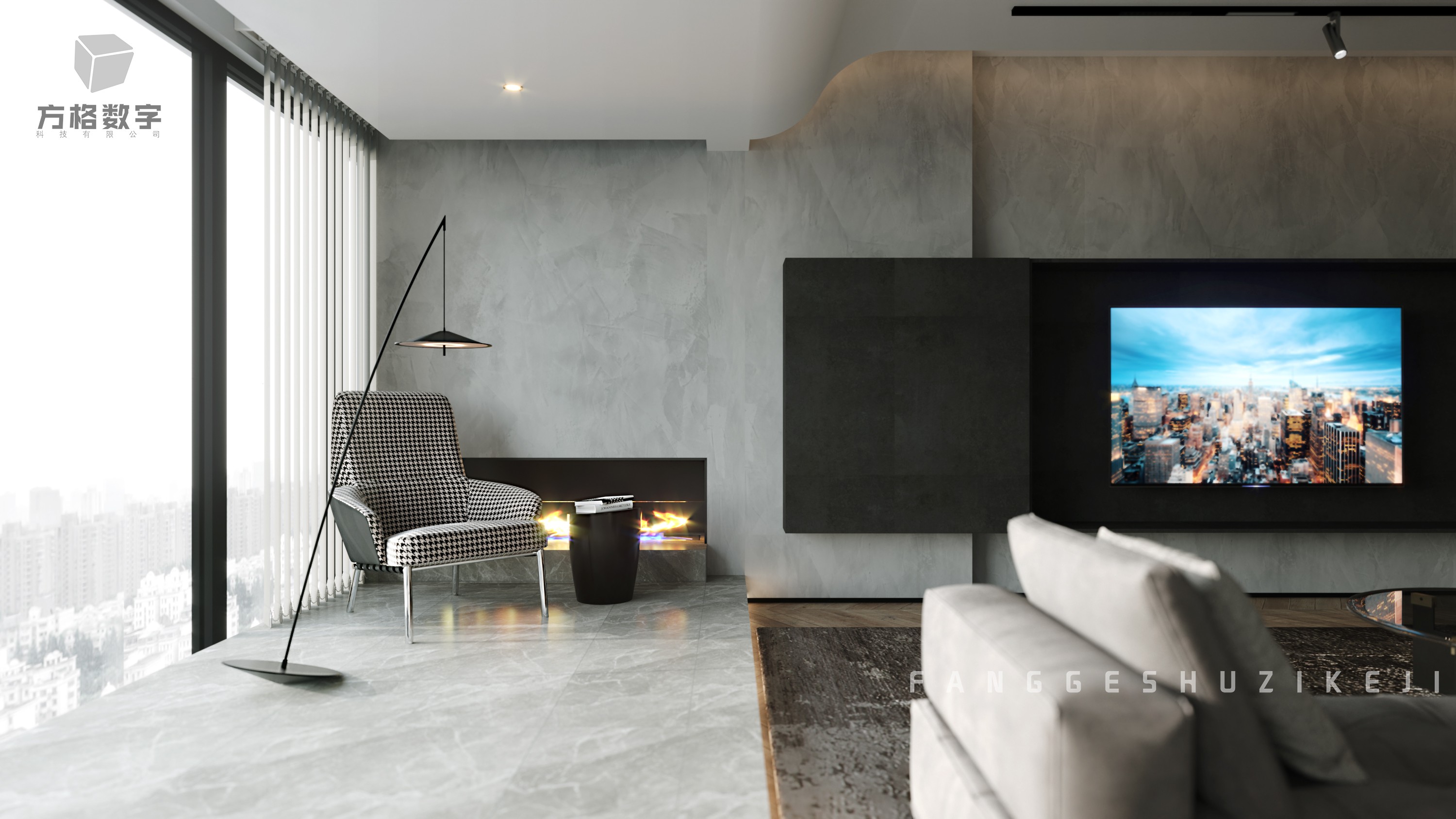 现代平层设计典范 · 简约方格视觉-4