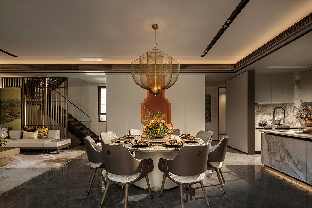 重庆电建西永泷悦长安合院别墅豪宅丨中国重庆丨深圳市盘石室内设计有限公司-14