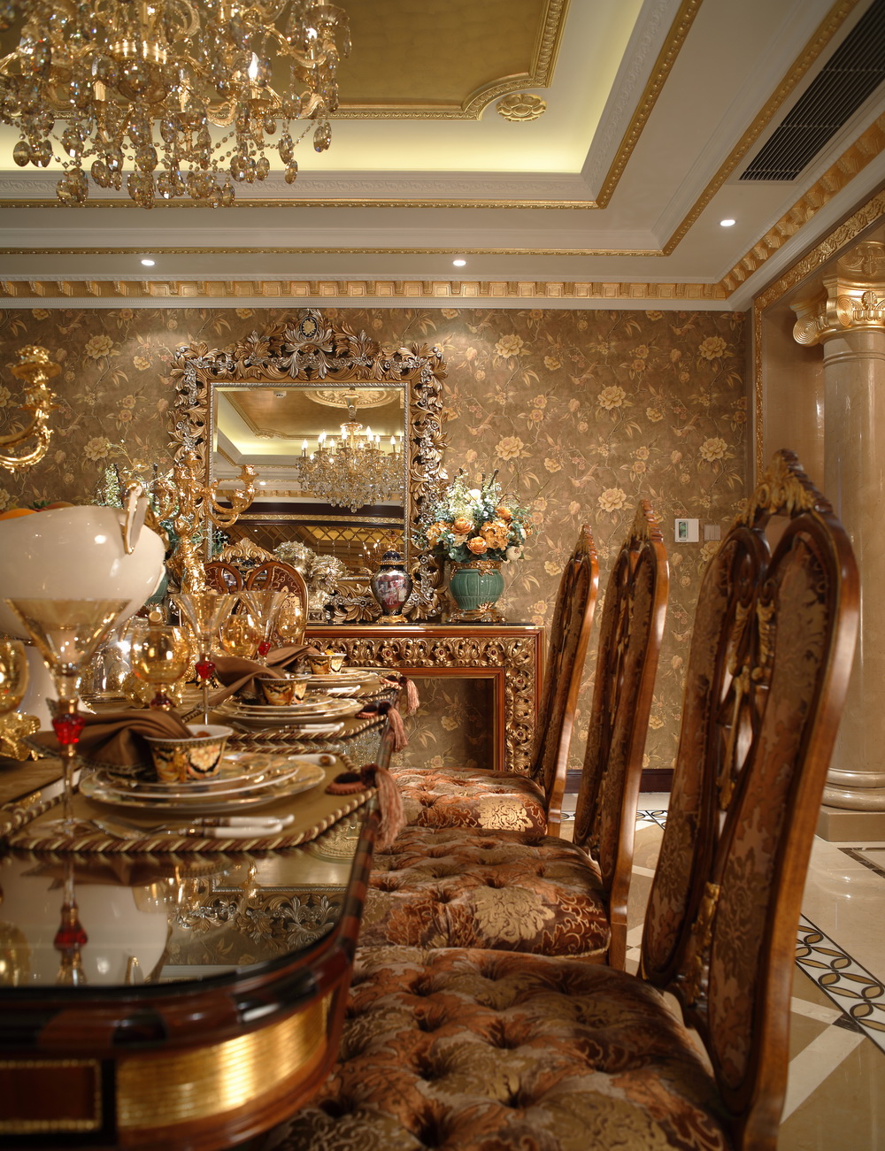 泉州浦西万达公馆 豪华欧式样板房-29