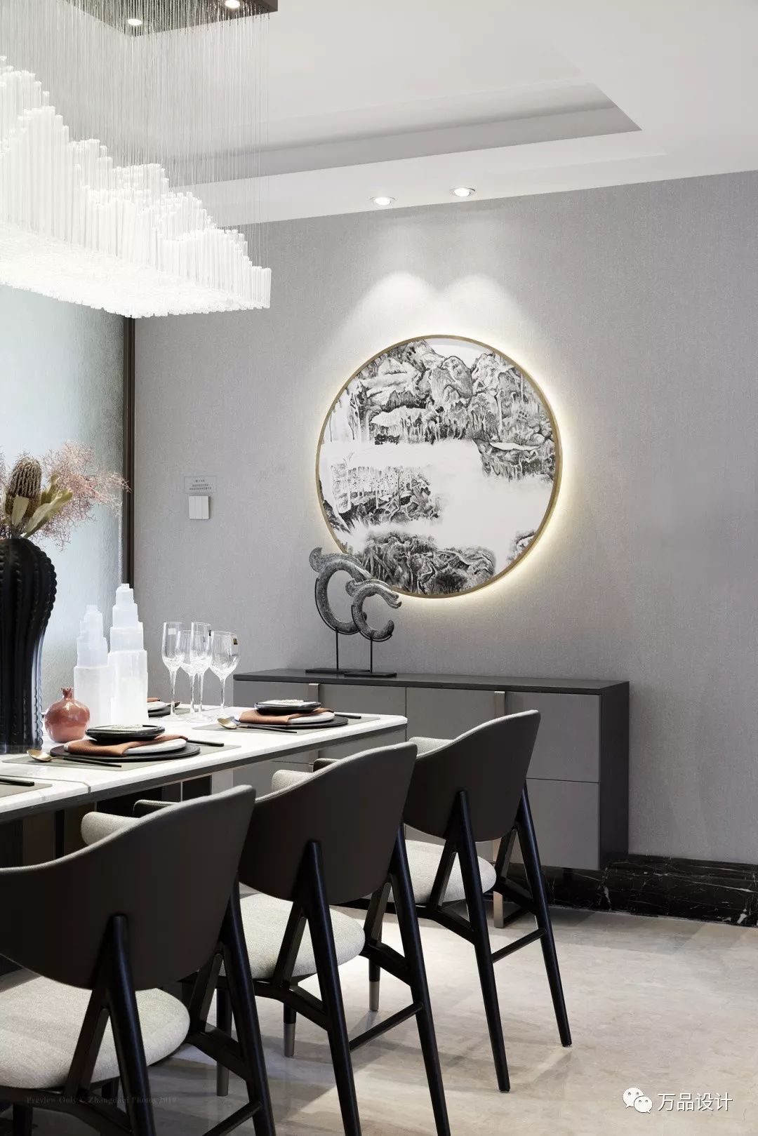 银川江南赋 173㎡ | 传统与现代交融的中式府邸设计-21