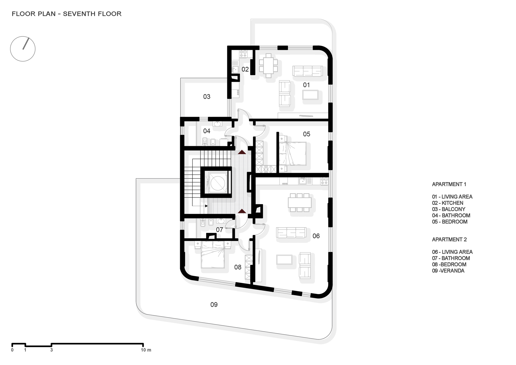 Golden Reflections 住宅楼丨阿尔巴尼亚地拉那丨A7 设计工作室-38