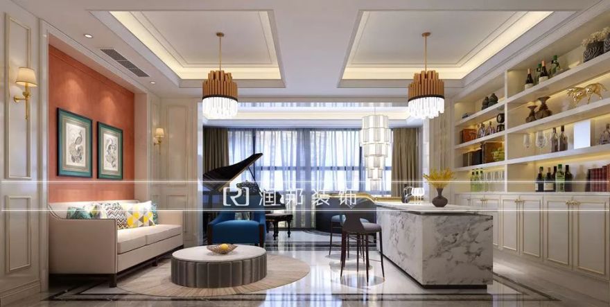 薛杨设计师打造欧式轻奢风太平洋城中城案例-20