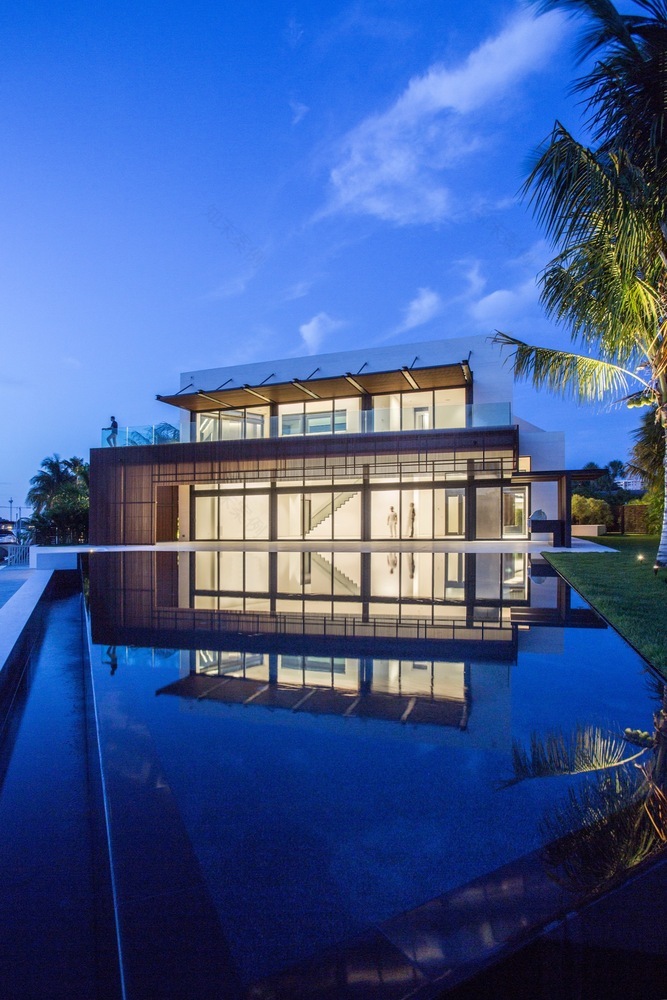 美国澄碧湖住宅丨Silberstein Architecture-24