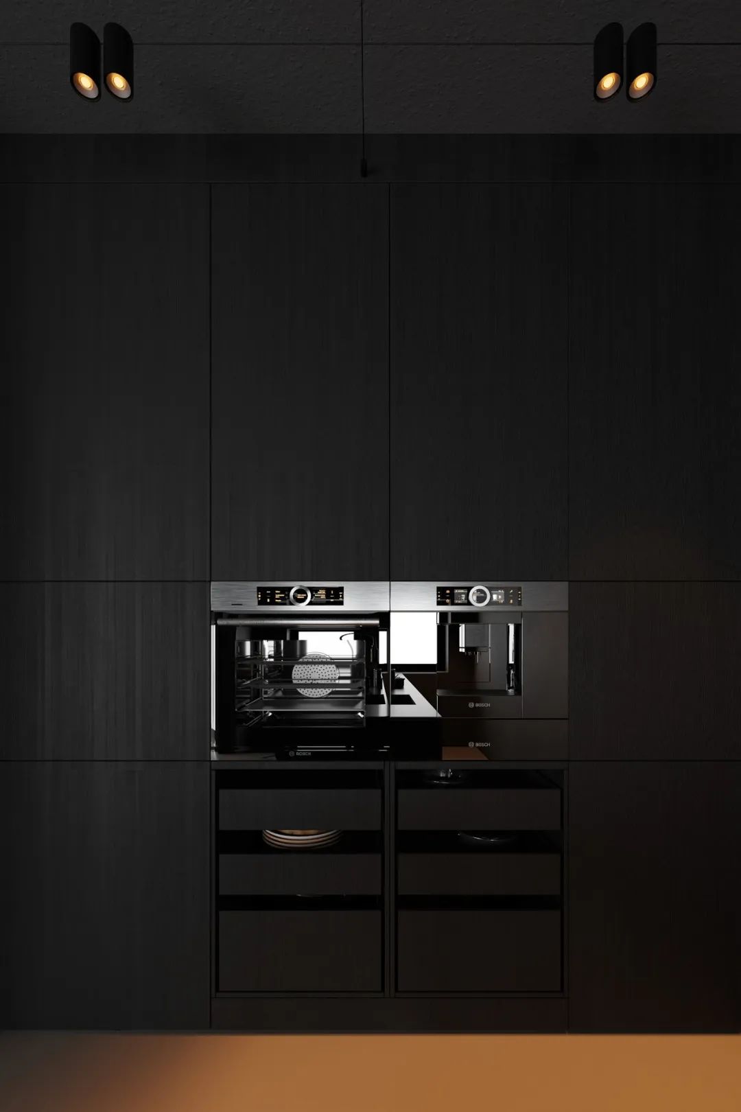 高级黑,极简空间的艺术魅力丨Igor Sirotov-17