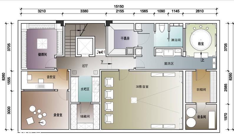 热带风情别墅 SPA 区设计-12