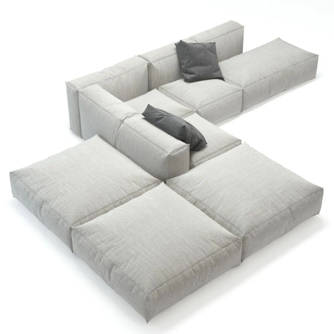 壹物集「每次认识一件艺术品」豆腐块沙发丨中国重庆丨恺悦陈设-41