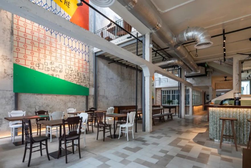 越南西贡可持续建筑咖啡店丨T3 Architects-7