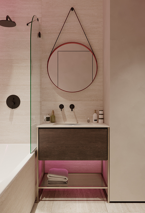 64㎡多彩小空间公寓设计-27