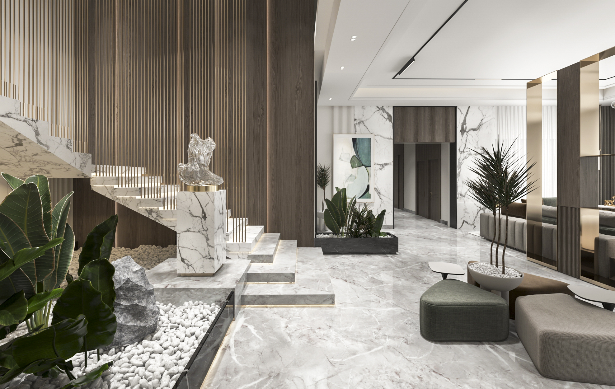 Luxurious familiy living basement design based in UAE-6