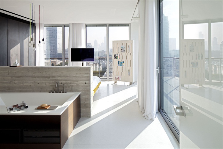 豪华别墅 现代风格Open and transparent to the city-13