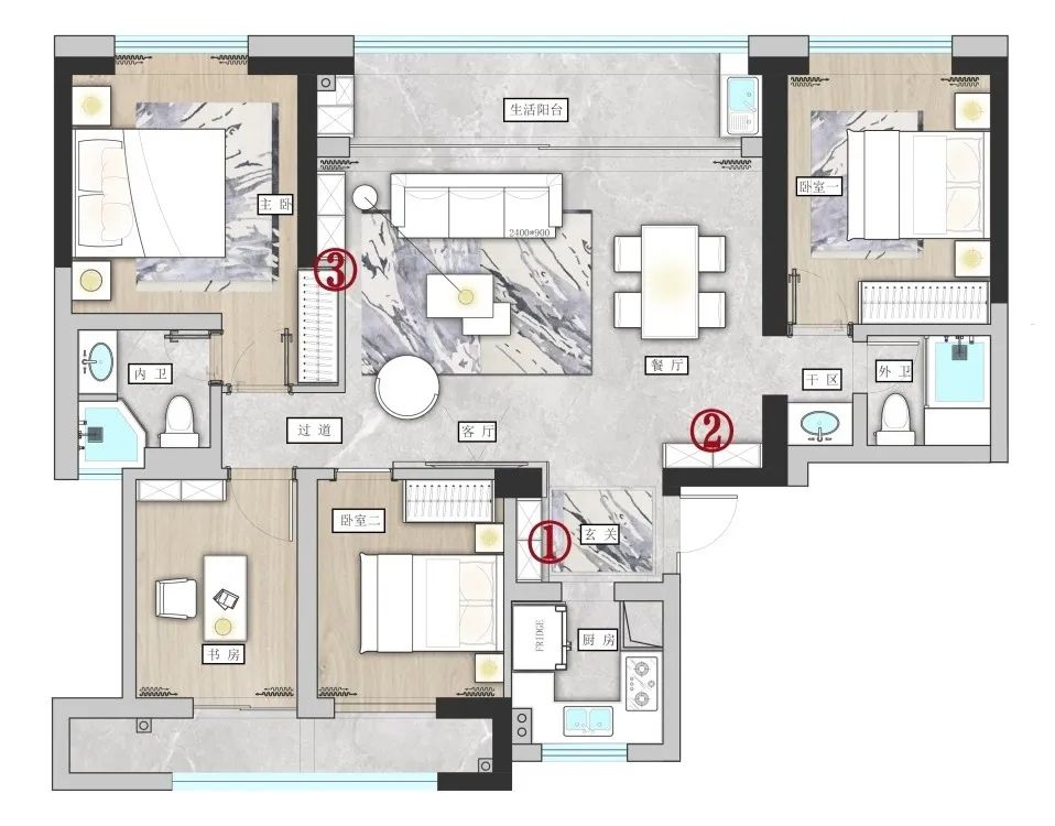 多弗绿城·翠湖里 138m²精装改造丨中国温州丨MU STUDIO-13