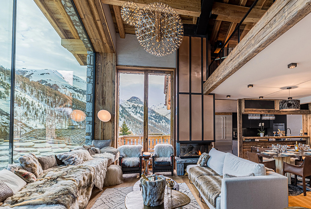 阿尔卑斯山间豪华 Chalet，自然美景与现代化设计的完美融合-3