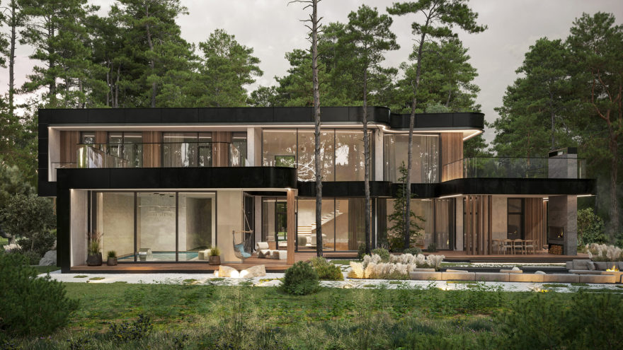 КП Истринский лес 500м²别墅项目丨ARXY工作室-14