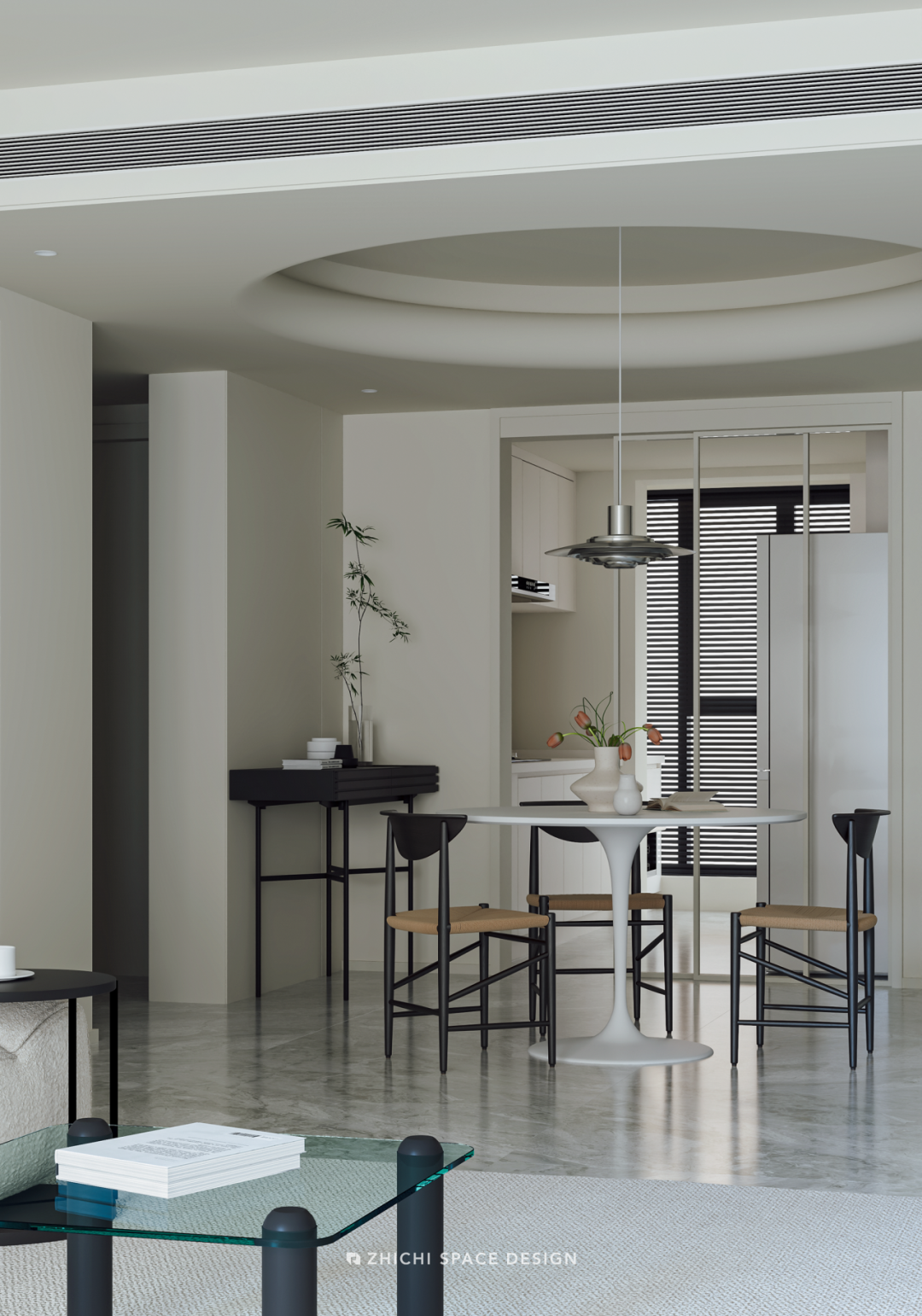 纯白ins风,于简约中感受落日余晖与星河浪漫丨武汉咫尺空间设计-36