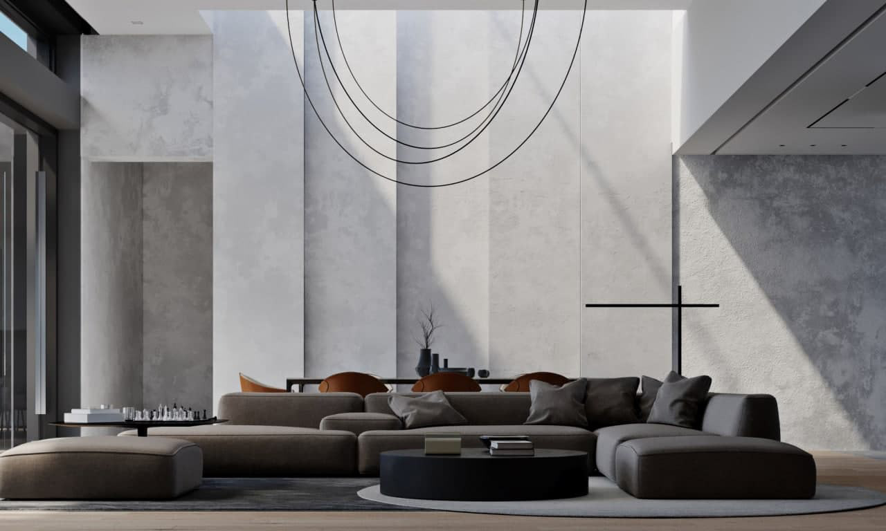 乌克兰 600平超大空间简约设计！                     -0