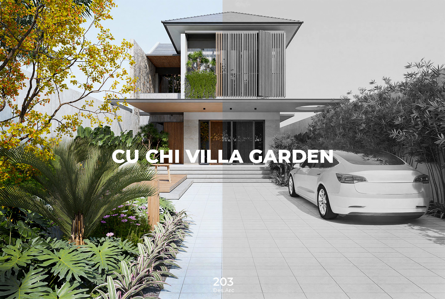 古芝别墅花园丨越南胡志明市-3