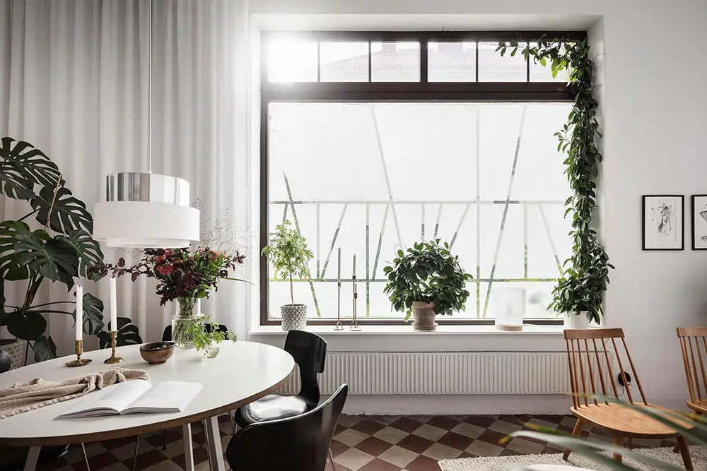 瑞典城市绿洲,复古公寓的温馨设计-3