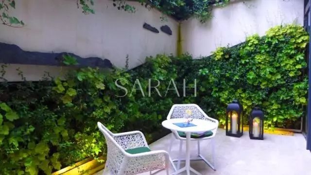 【花园荟】设计师用这面墙作了一幅画，将人从井中带上了云端~-16