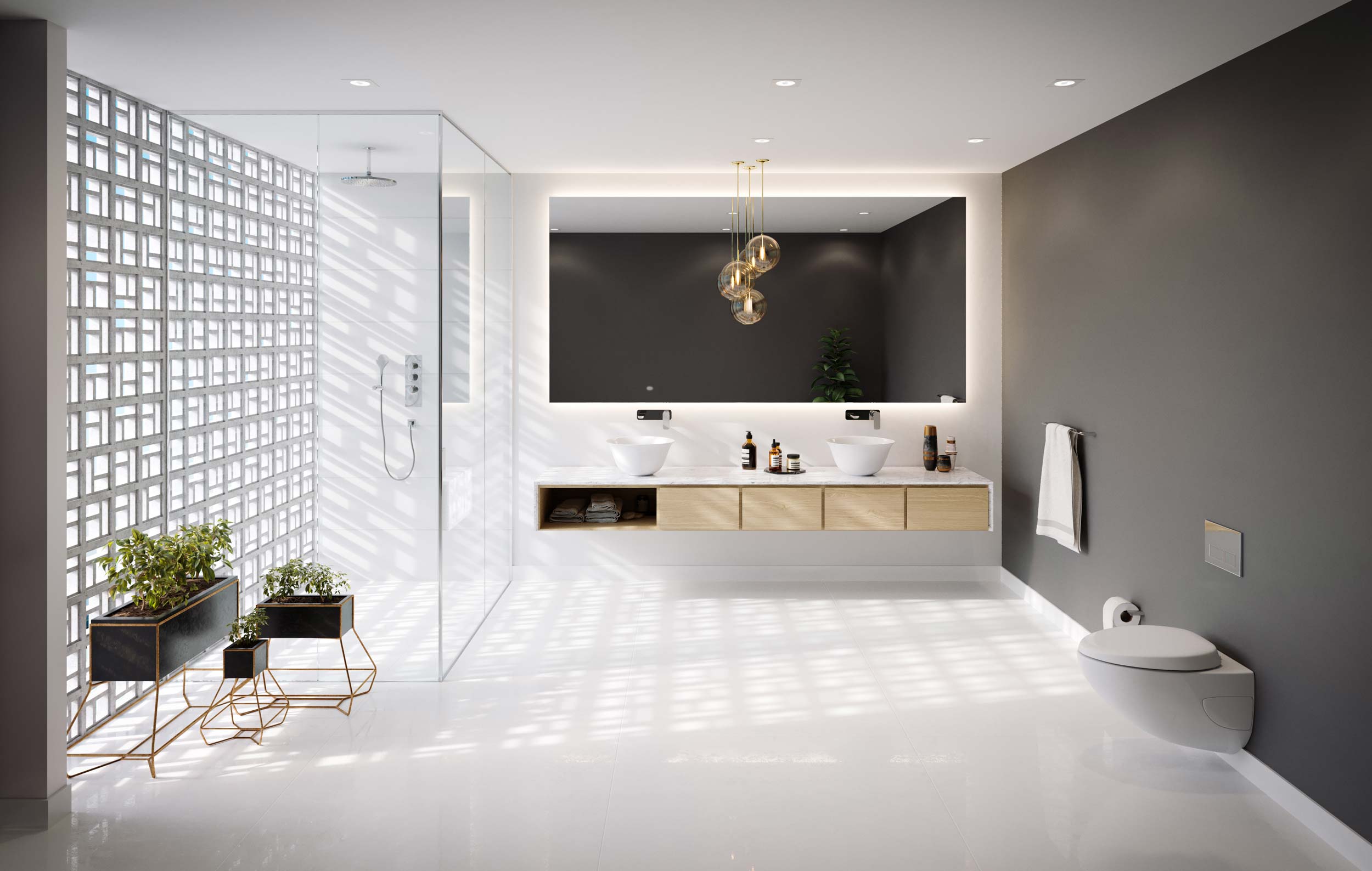 颠覆传统的私密空间 | 现代浴室设计-11