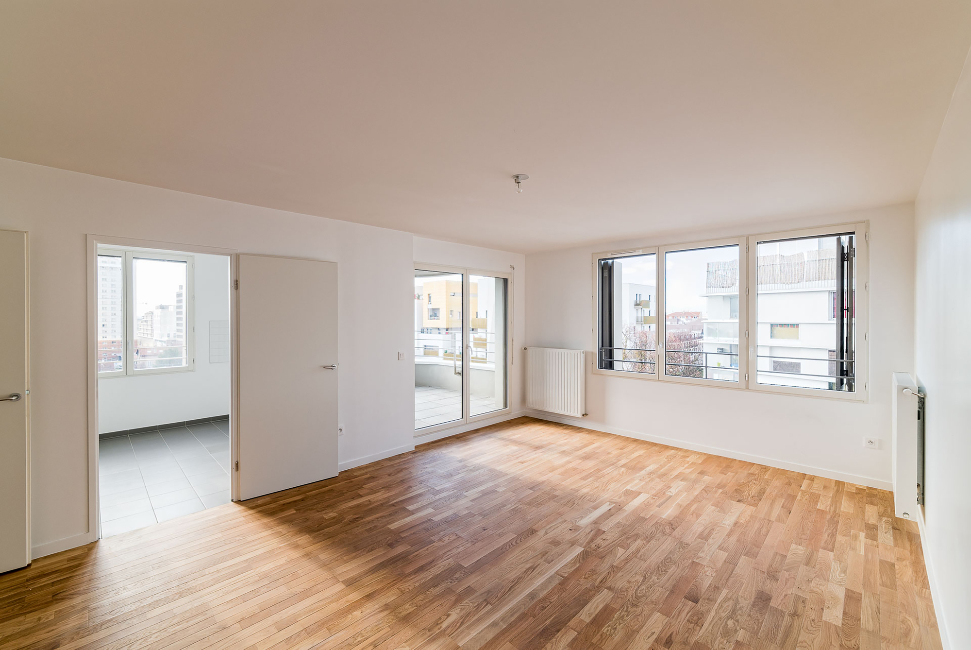 46 Apartments in Gentilly / Tectône-23