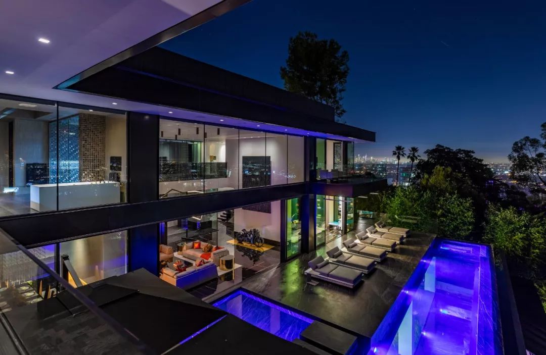 洛杉矶亿元豪宅，精致细节展现高级黑奢华风-28