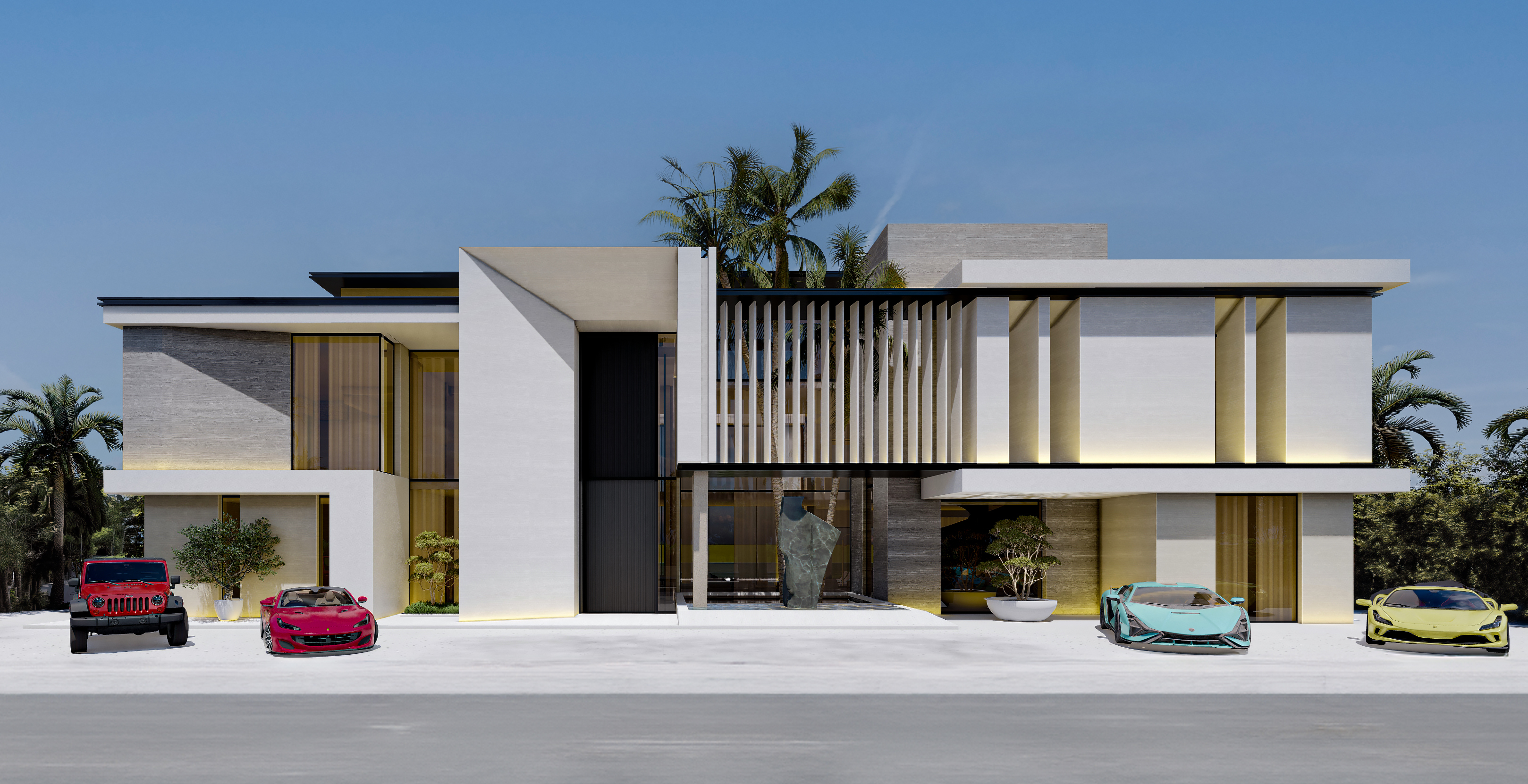 VP 别墅建筑及景观概念设计丨阿联酋迪拜丨Eleven Plus 装饰设计-7