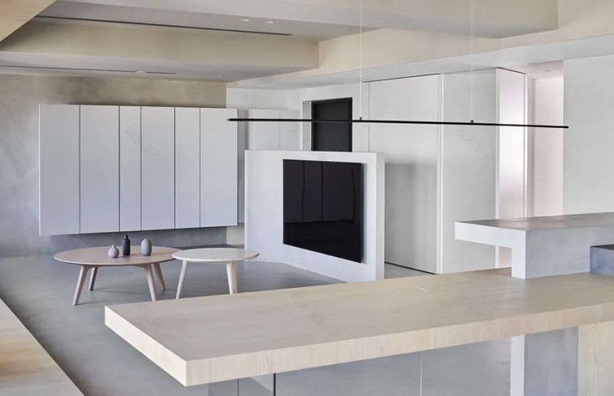 客厅变成大“广场”,139㎡可开可关的超大空间 | 虫点子新作-56