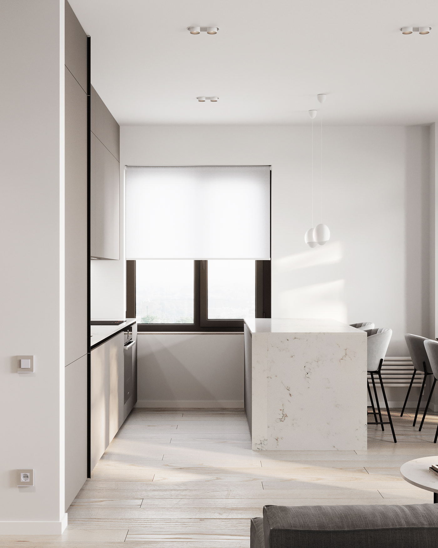 乌克兰85㎡简约风公寓设计-14