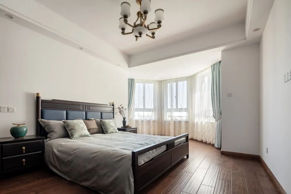 中南锦苑 140㎡新中式四口之家，优雅留白美学空间-75