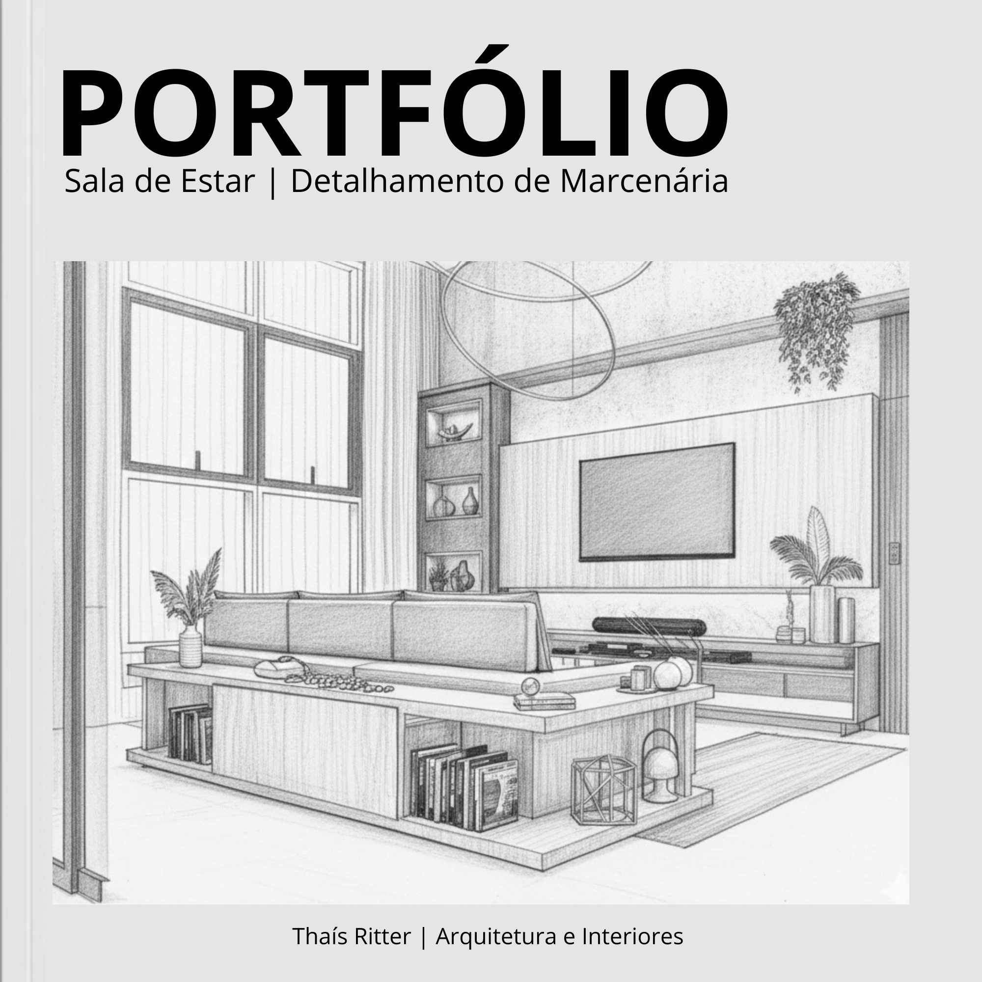 Sala de Estar | Projeto Executivo de Marcenaria-0