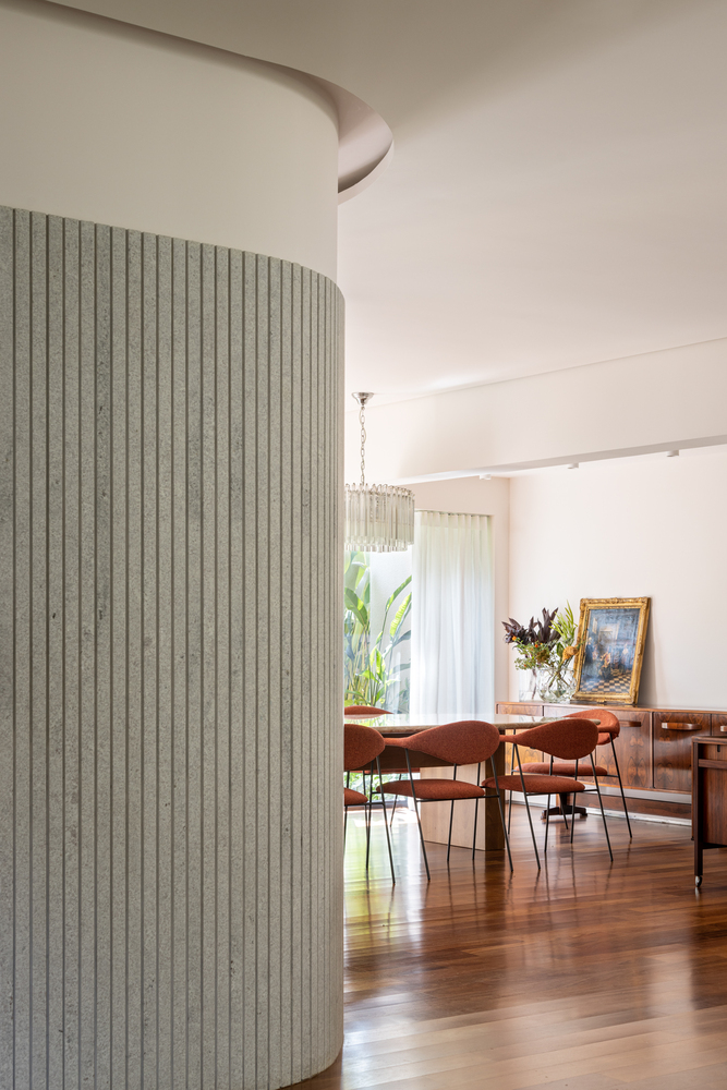 巴西圣保罗金属网格连接两座住宅设计丨TODOS Arquitetura-36