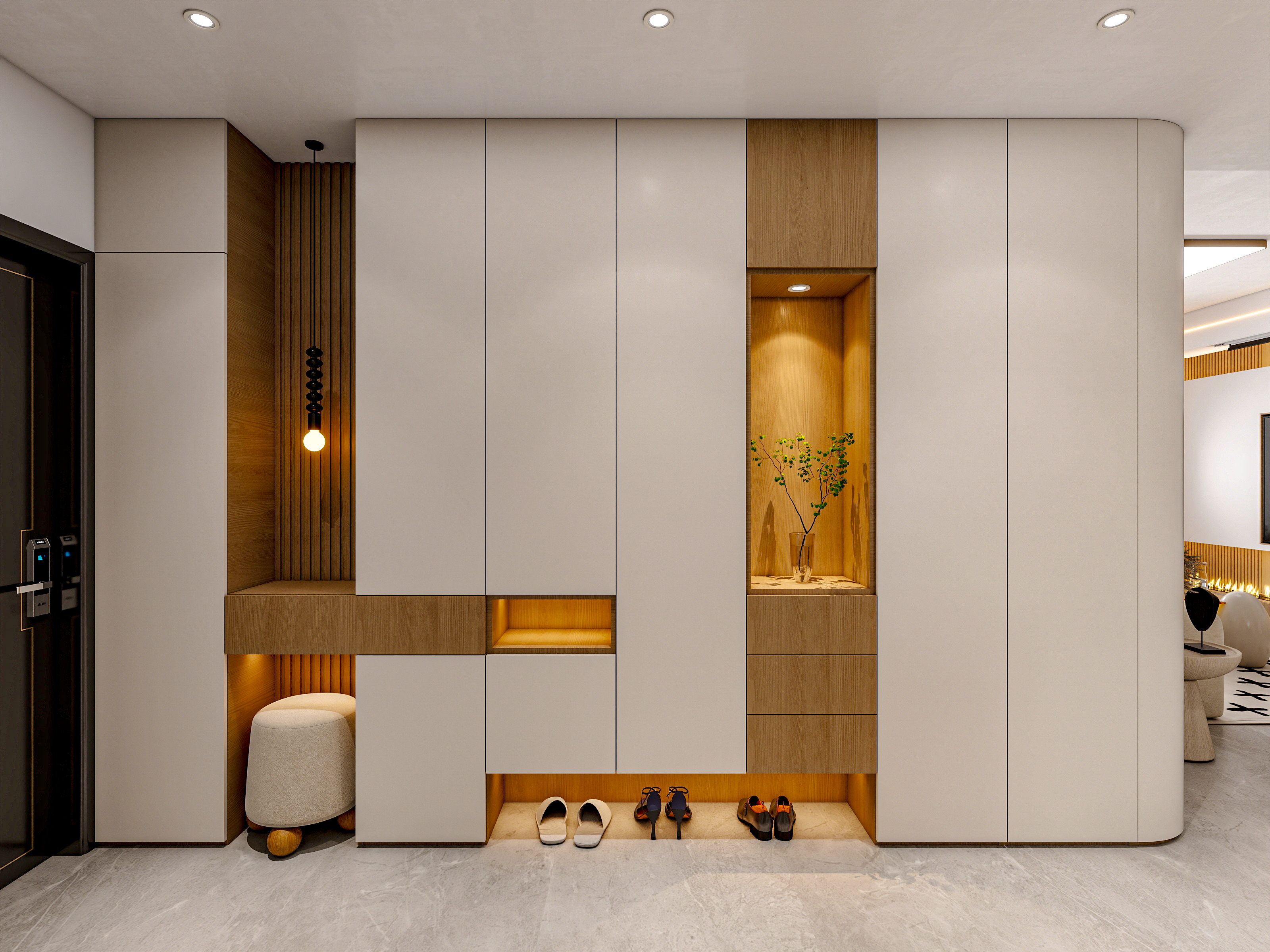 新疆乌鲁木齐绿景苑（87平方现代简约三居室）-19