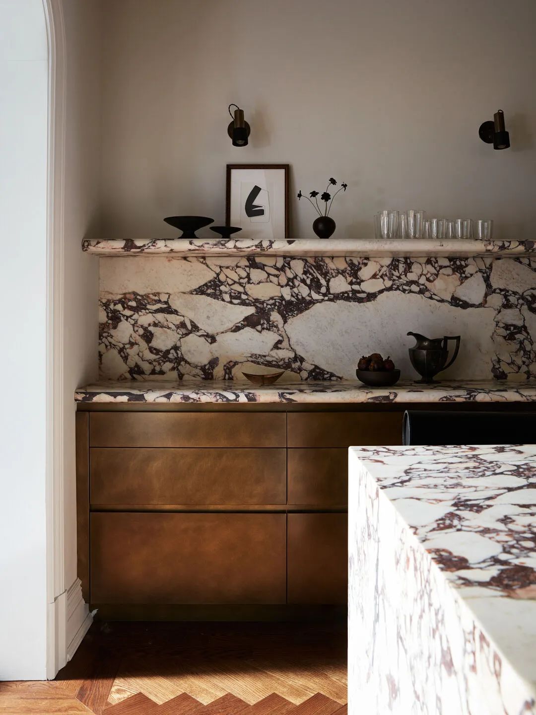 黑暗与暴风雨褐砂石丨美国新泽西丨水晶辛克莱设计-11