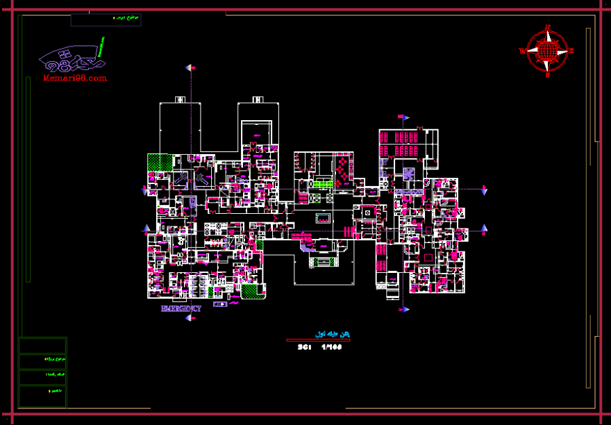 完整医院项目(AutoCAD 渲染 PSD 图纸排版)-24