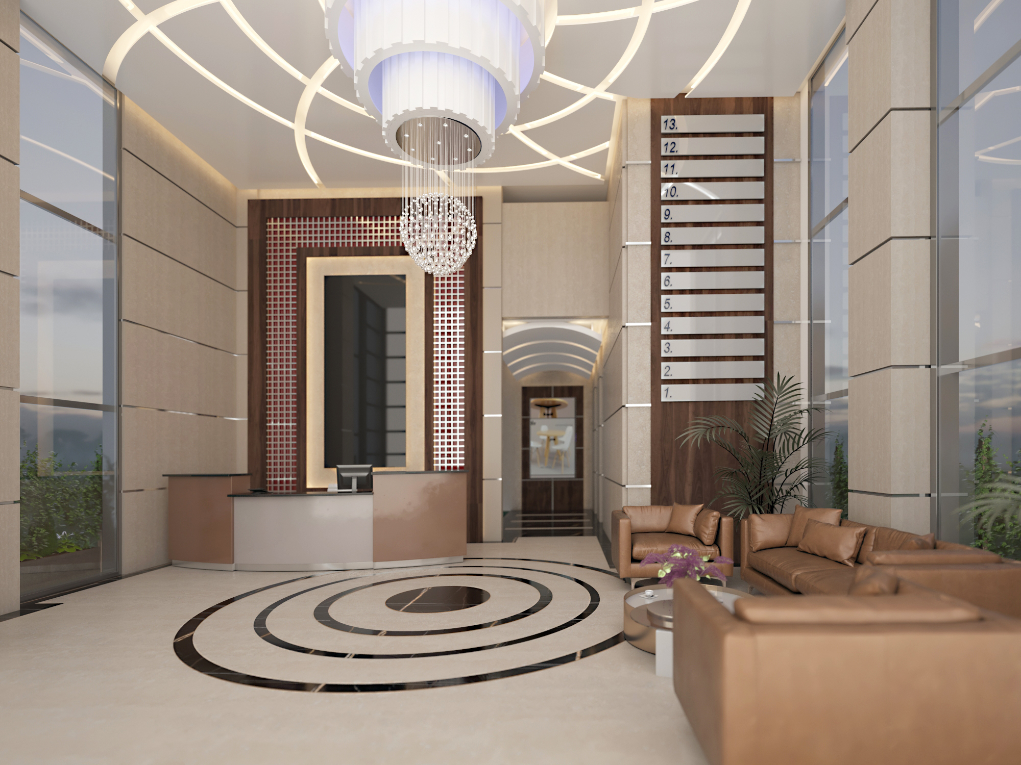 入口塔楼设计-1