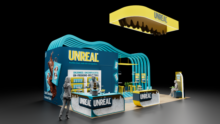 UNREAL品牌展览空间设计-3