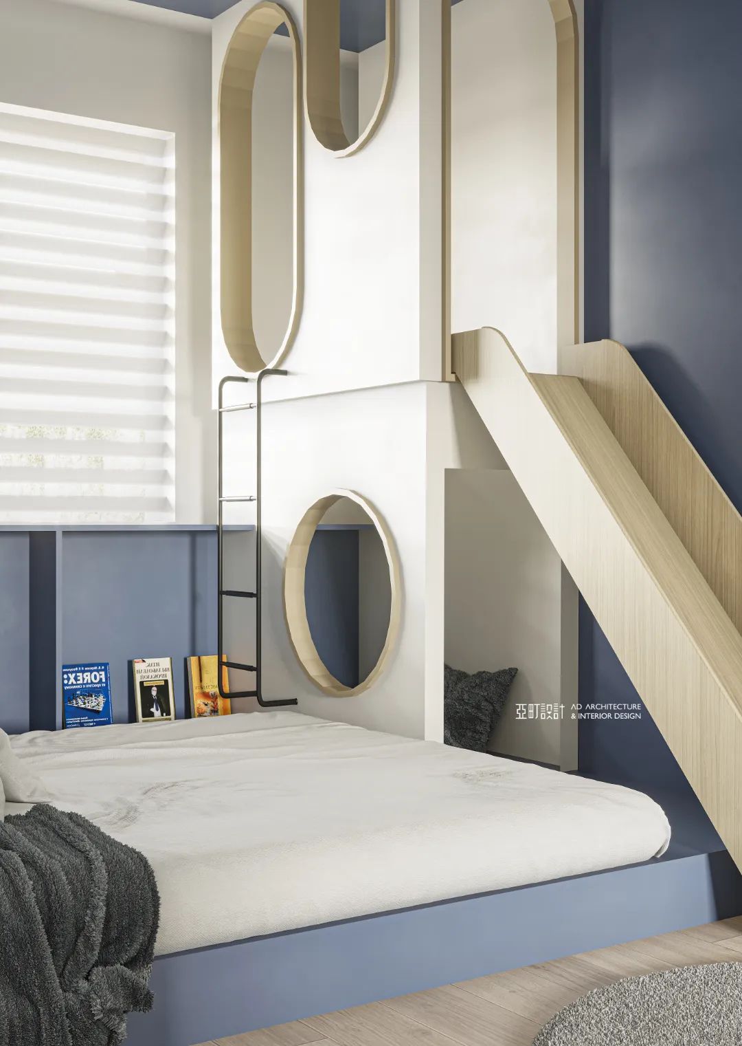 九峰小区舒适自由家居空间设计丨亚町设计-56