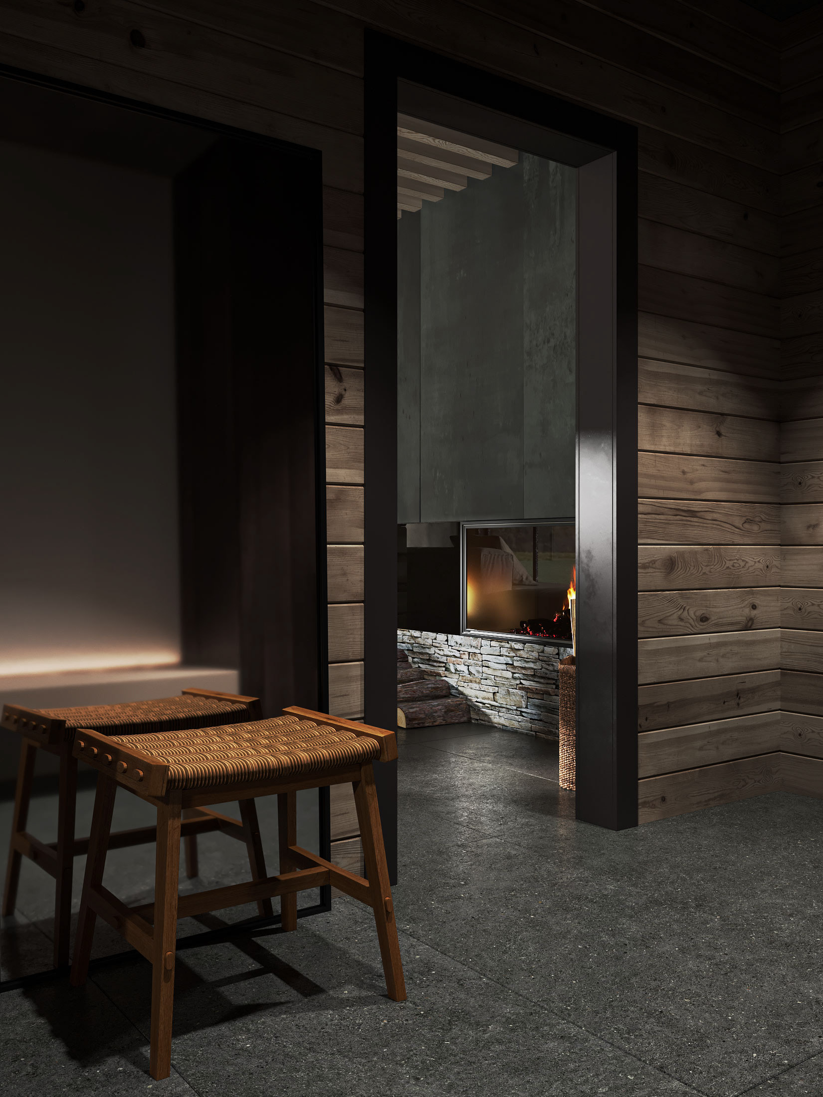 私人浴场放松区设计丨俄罗斯莫斯科丨JULIA SIDOROVA-10