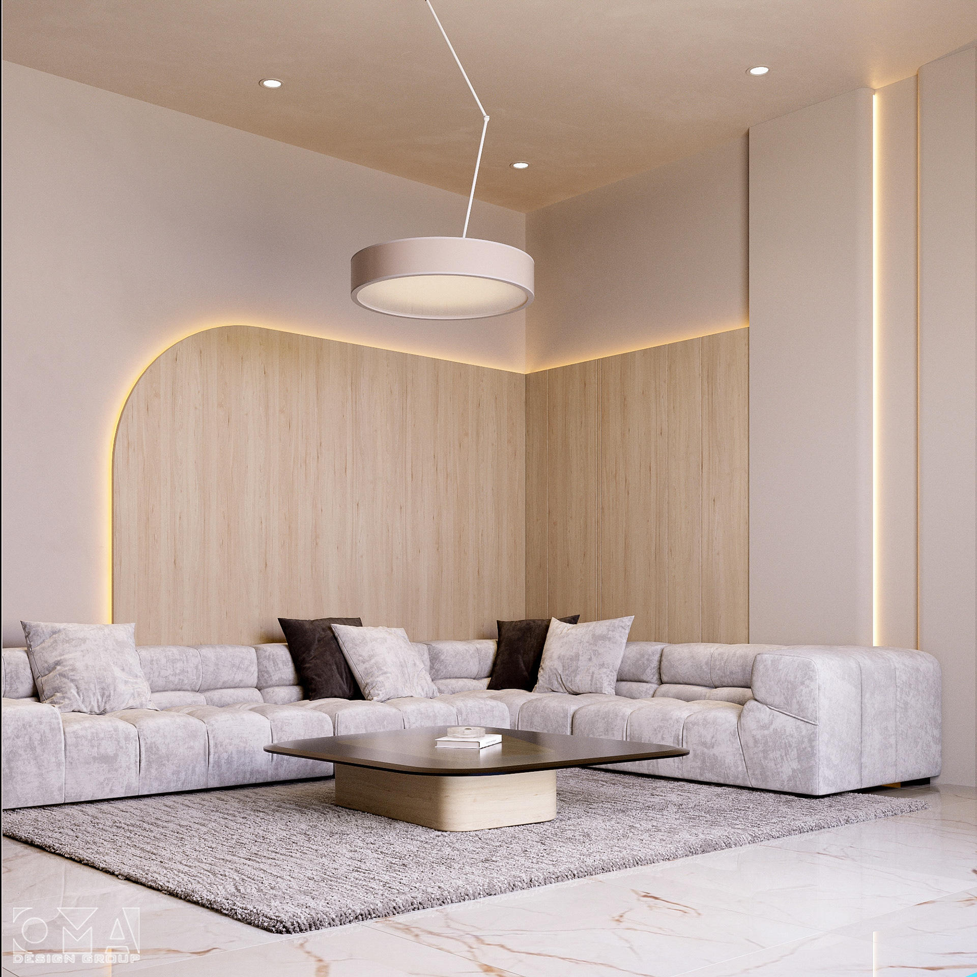 撒哈拉酒店室内设计复式套房丨沙特阿拉伯丨SPIRE-2