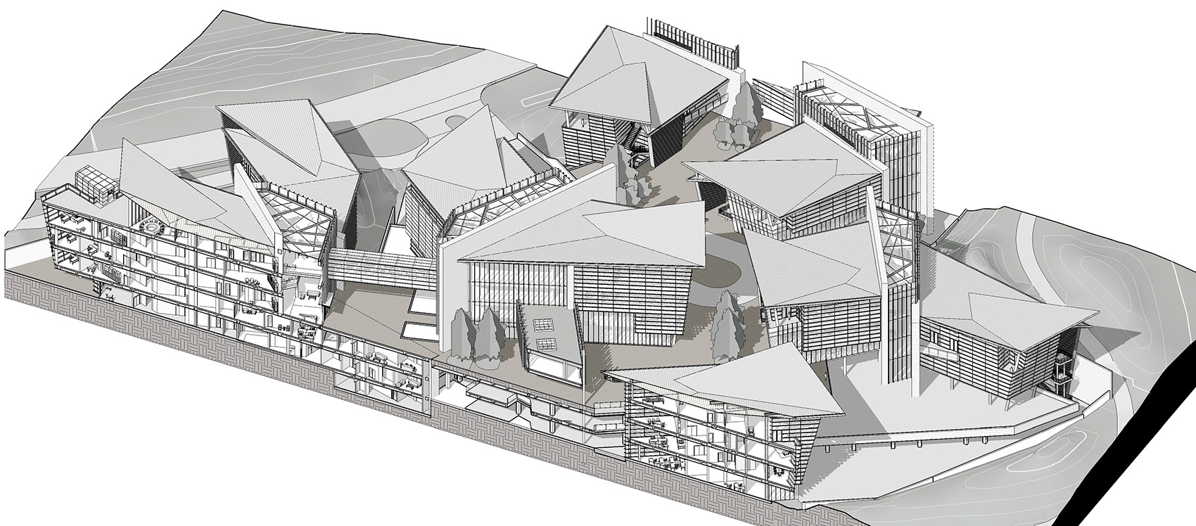 成都麓湖郎酒集团总部 / 上海骏地建筑设计事务所股份有限公司-48